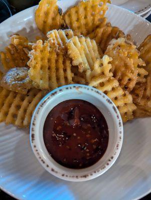 Waffle fries