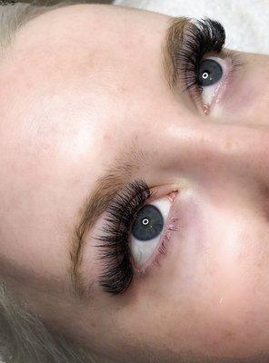 Mink lash extensions