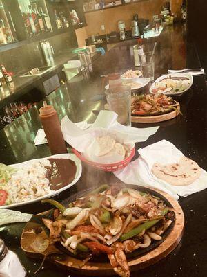 Fajita platters