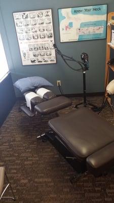 Laser therapy is also available to be paired with your spinal manipulation.