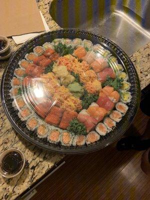 Sushi platter