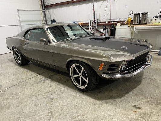 Paint protection film (ppf), ceramic coatings, and window tint on this amazing 1967 Ford Mustang!