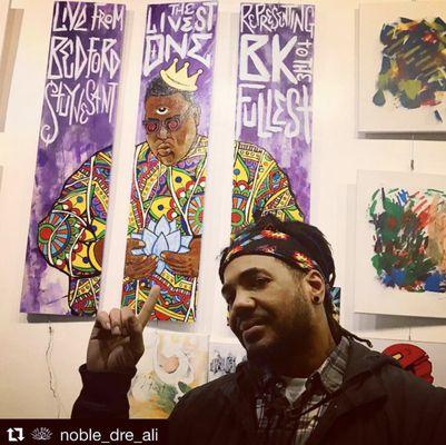 artist noble at ARTANDHUSTLE  show- follow us on instagram @ARTANDHUSTLE @LINDALCHEUNG