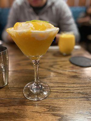 Mango-coconut daiquiri (non-alcoholic)