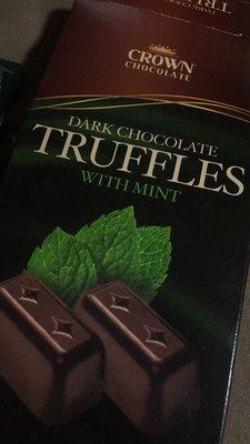 These taste a lot like Frago mint chocolate truffles I get from Macy's!!! Give it a try, only a dollar