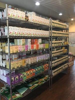 Amazing selection of herbal teas