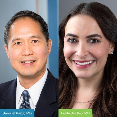 Boston IVF: The Lexington Center fertility specialists-Samuel Pang, MD and Emily Seidler, MD.