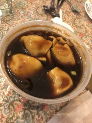 Szechuan wontons