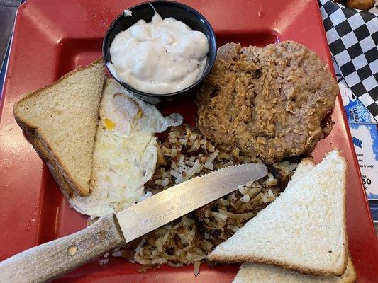 Chicken-Fried Steak & Eggs