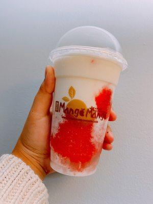 Snow White strawberry smoothie-o!