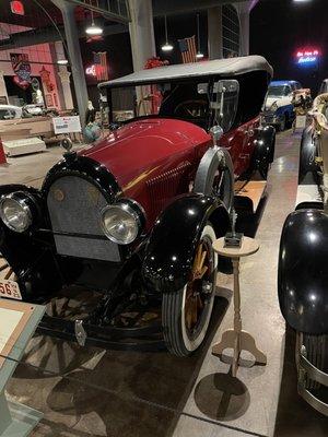 One of the fully restored vehicles on display