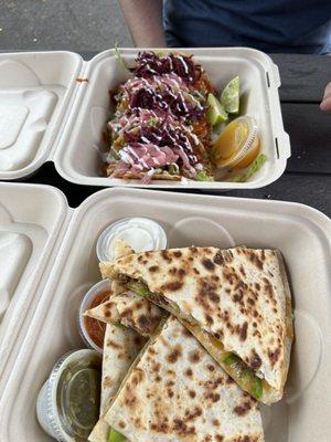 Ono Fish Tacos & Carne Asada Quesadillas