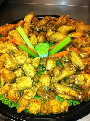 Wing party platter