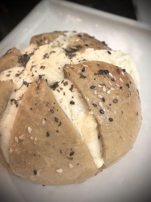 Rosemary Stuffed Bagel