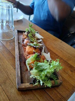 Fried ravioli appetizer