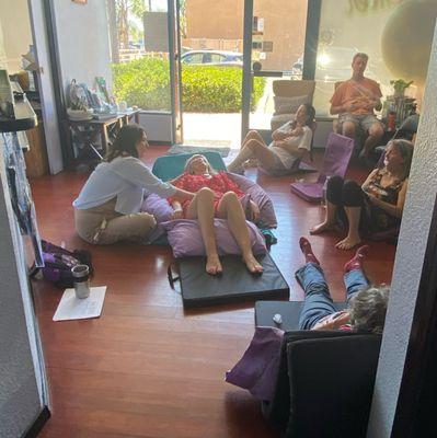 Moni's breathwork workshop