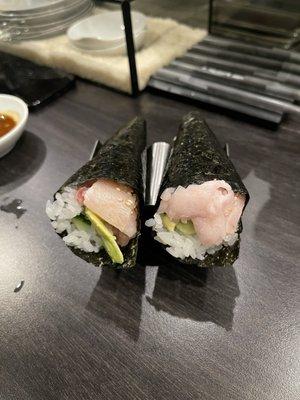 Yellowtail Handroll