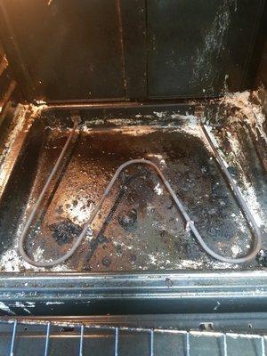 Deep oven cleaning