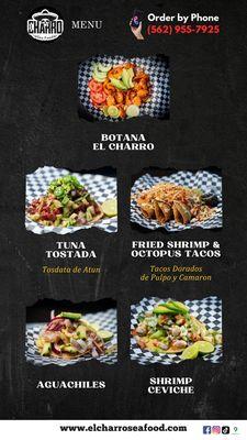 www.elcharroseafood.com @elcharroseafood #seafood #whittierblvd #whittierblvdnights #shrimptacos #fishtacos #mariscos #whittierca