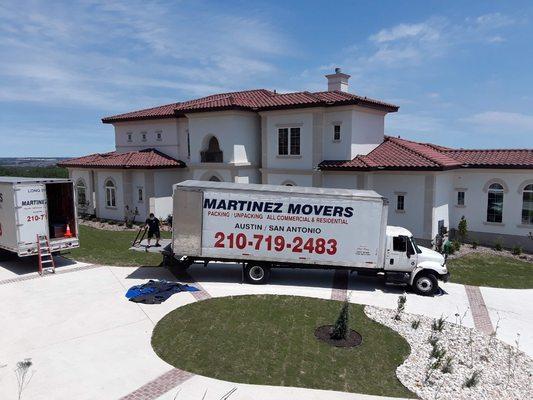 Martinez Movers 
Unloading truck!