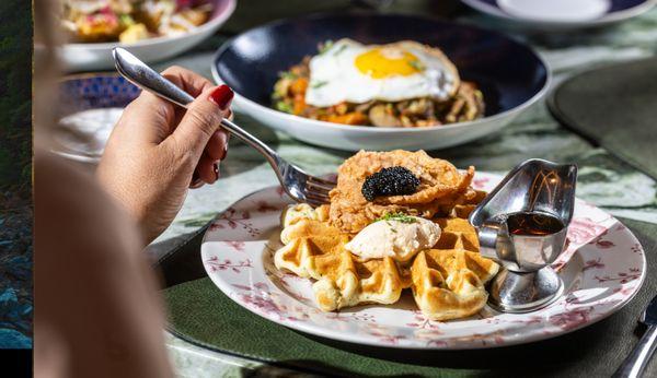 Sunday Brunch - Fried Chicken and Waffles