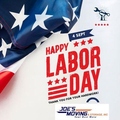 Happy Labor Day! 

 Celebrating hardworking movers, packers, drivers, and our amazing team!