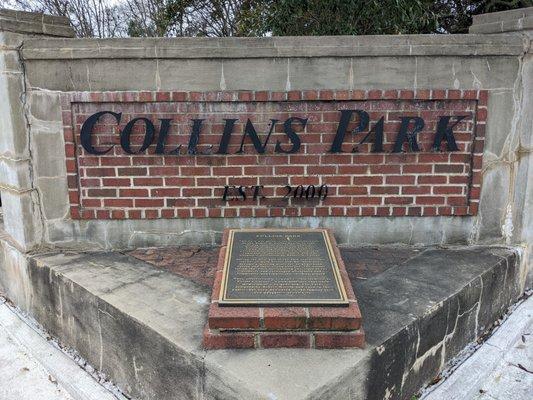 Collins Park, Barnwell