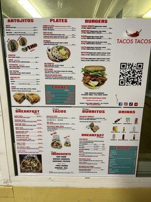 New Menu