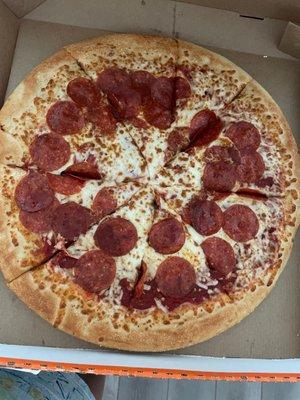 Supposed to be "ExtraMostBestest Pepperoni"