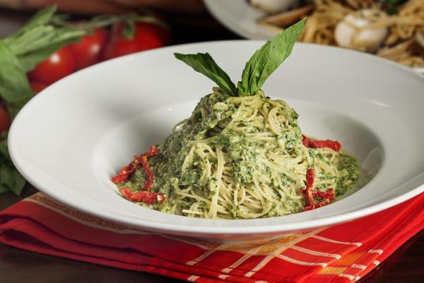 Spaghetti Al Pesto