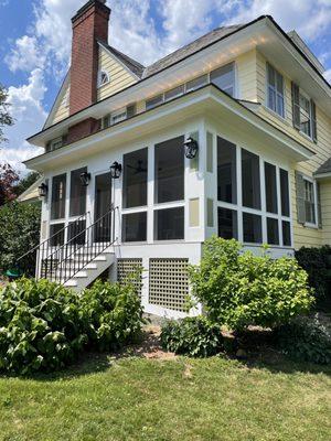 Historical screened in porch