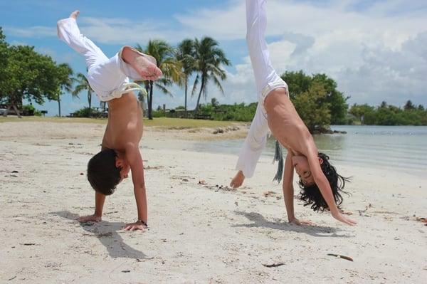 Capoeira classes for Kids ages 5-7, 8-12.