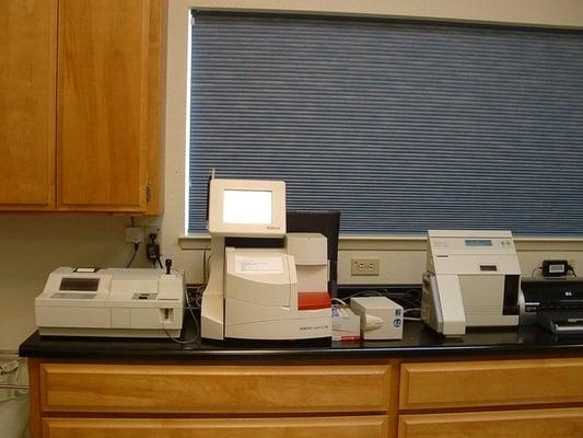 In house laboratory equipment.