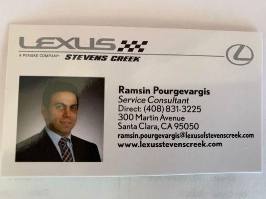 Ramsin's Business Card