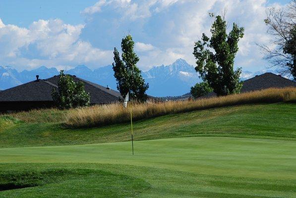 Cobble Creek 4th hole signature green!