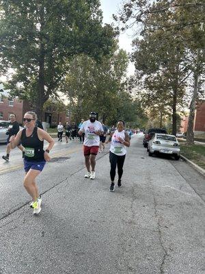 Our favorite Garmin rep captured us in action