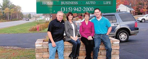 We are an Insurance company located  in Boonville, in upstate NY