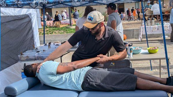 Myofascial Release at the Harvest Festival 2024!