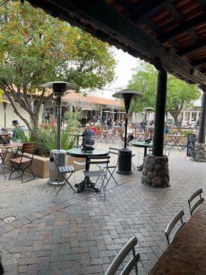 Beautiful courtyard patio