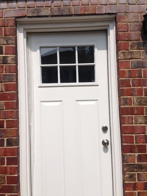 Exterior door replacement