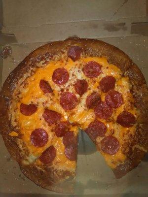 The worst pizza we've ever gotten.