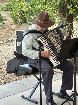 Great accordion  player