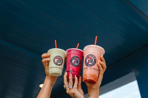 Get you fruit fix in with our Real Fruit Smoothies