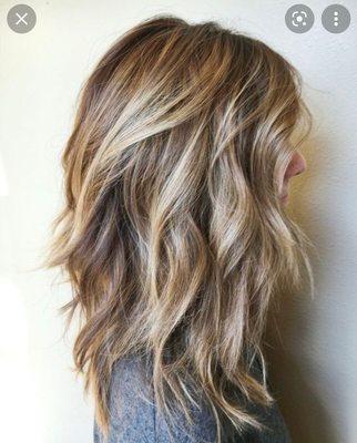 Goal haircut, layers.