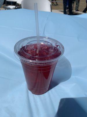 Hibiscus lemonade