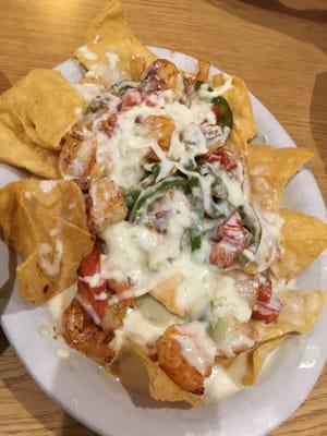 Shrimp nachos