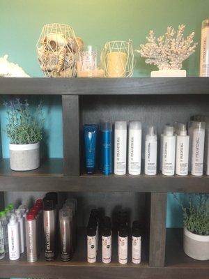 She carries all the Paul Mitchell products in the salon, so stop by and pick up whatever you need.