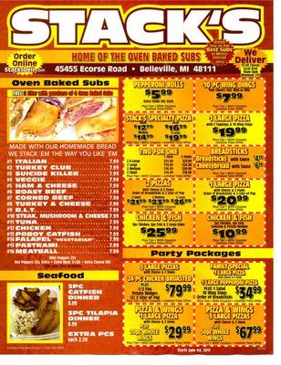 New Menus starting June 1st, 2017