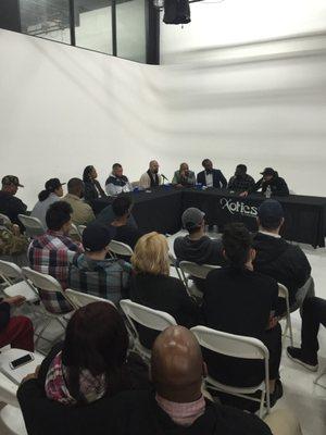 Celebrity Q & A Barber Panel