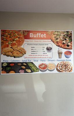 Buffet price